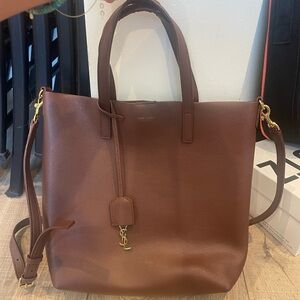 Yves Saint Laurent Calfskin Toy Shopping Tote